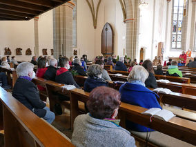 Palmsontag in St. Crescentius - Beginn der Heiligen Woche (Foto: Karl-Franz Thiede)